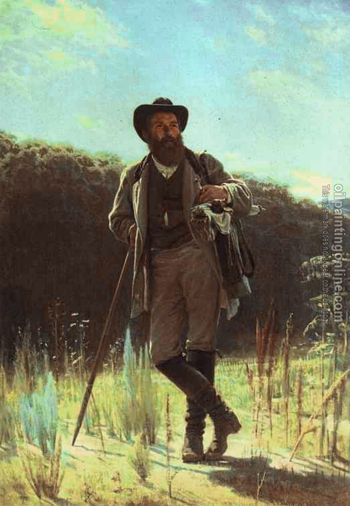 Ivan Nikolaevich Kramskoy - Portrait of the Artist Ivan Shishkin